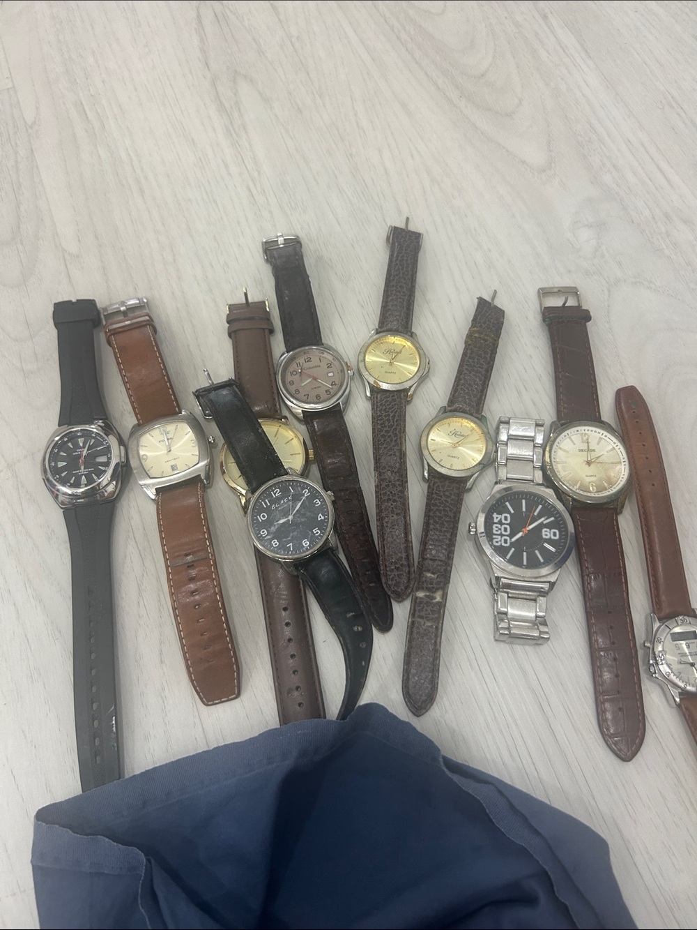 Men's  collection watches . Different brands . Fun